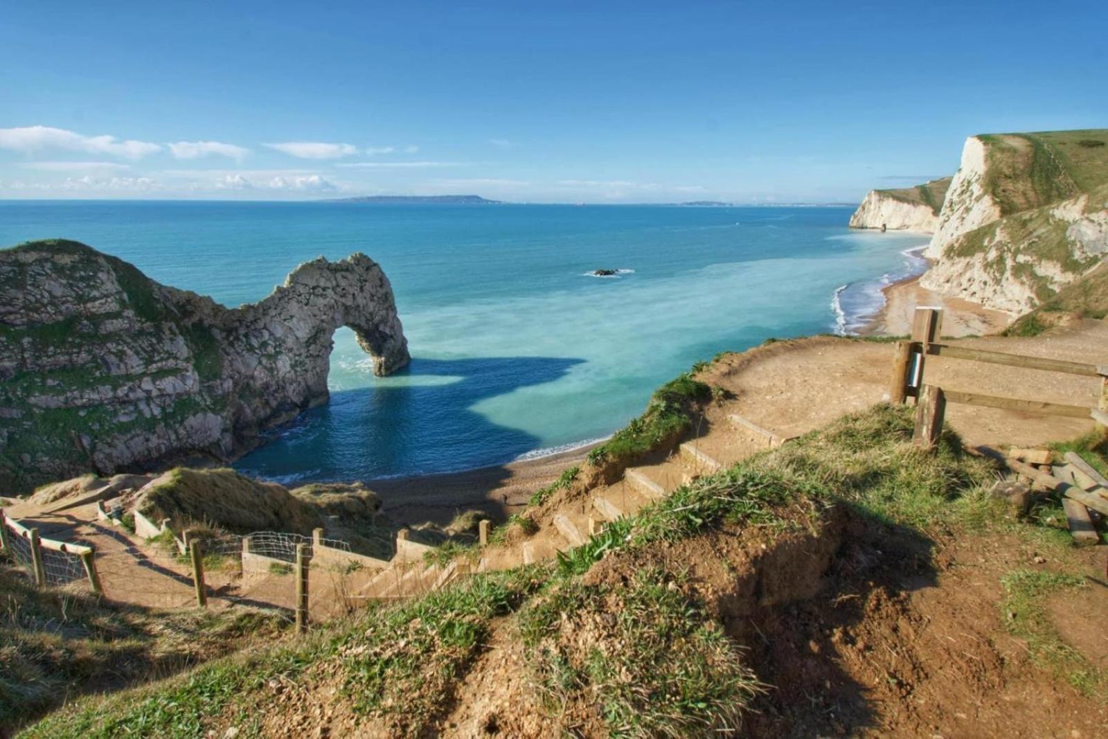 Emma'S Sea View 2-Bedroom Caravan At Durdle Door Near Wareham Dorset West Lulworth Buitenkant foto