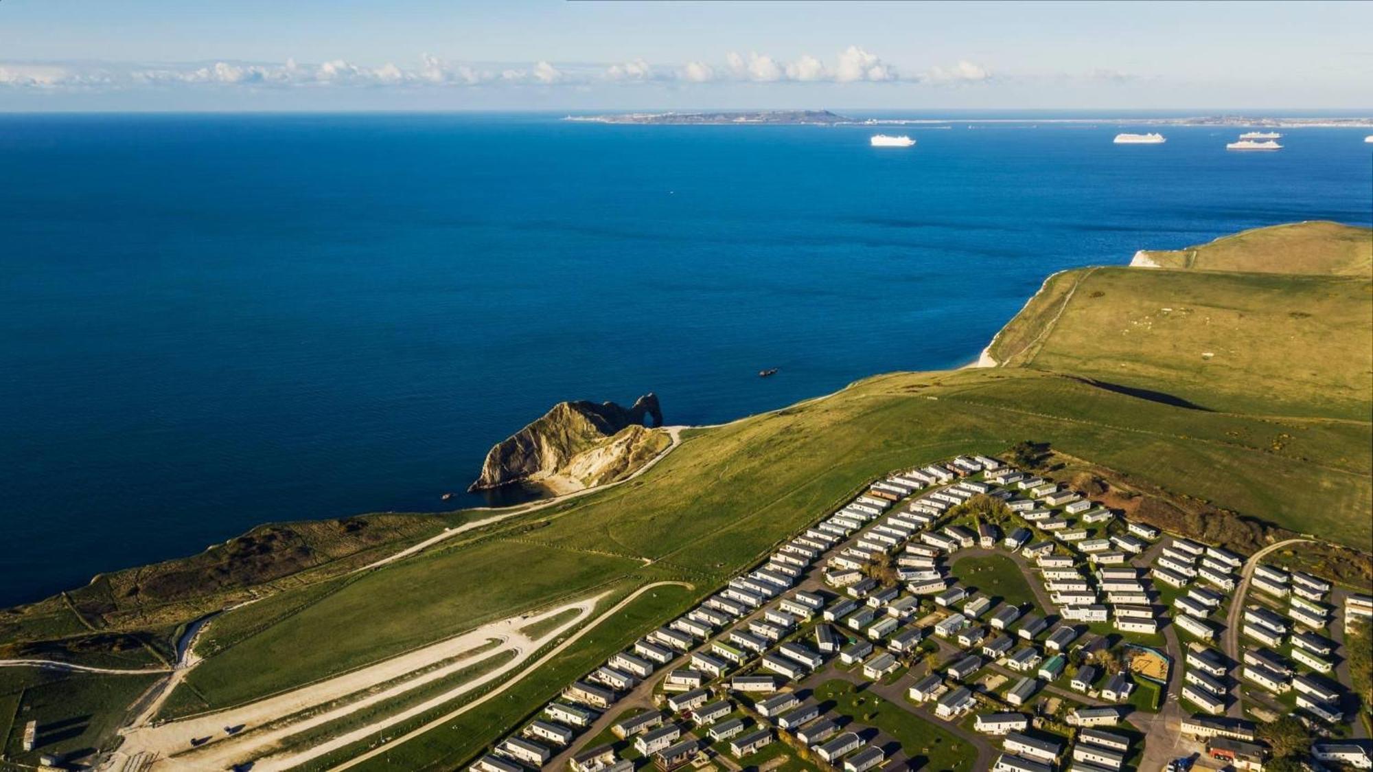 Emma'S Sea View 2-Bedroom Caravan At Durdle Door Near Wareham Dorset West Lulworth Buitenkant foto